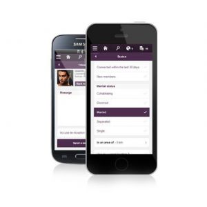 New web mobile version of Gleeden.com